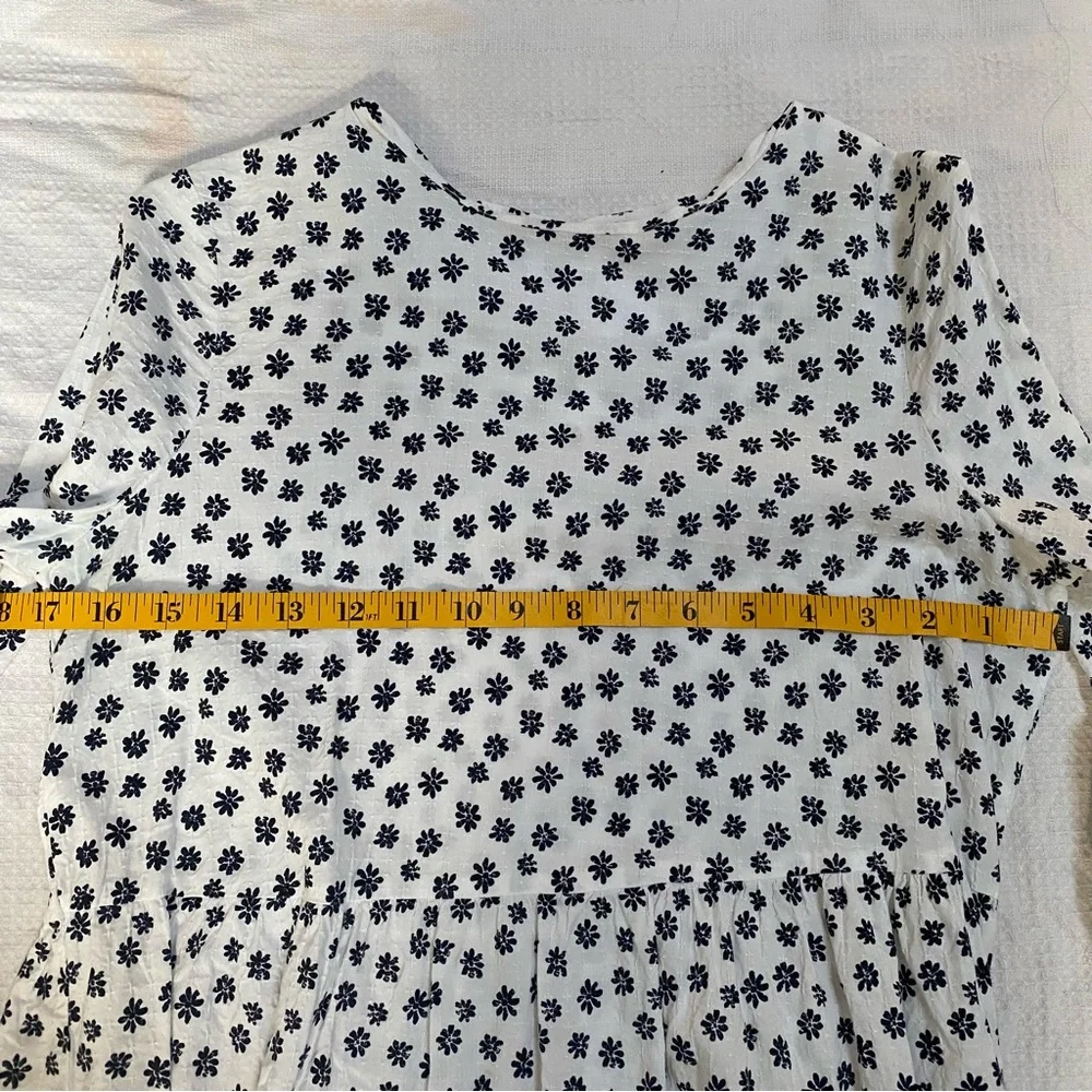 Nasty Gal Long Sleeve Tiered Mini Smock Dress - Picture 6 of 7